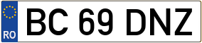 Truck License Plate